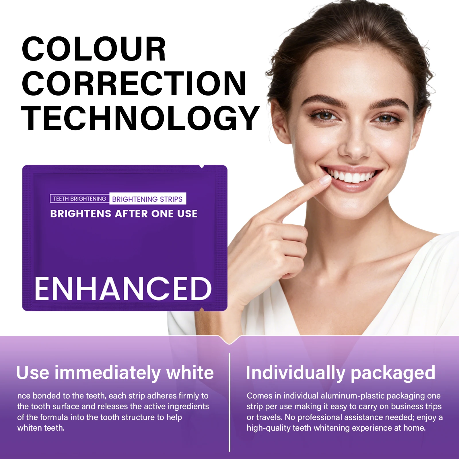 Teeth Whitening Home Kit - 5 szt. pasków do wybielania zębów