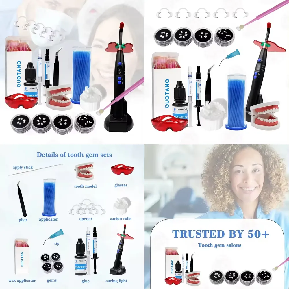 Teeth Whitening Home Kit - 【CHIMU HOME】 Profesjonalny zestaw do samodzielnego