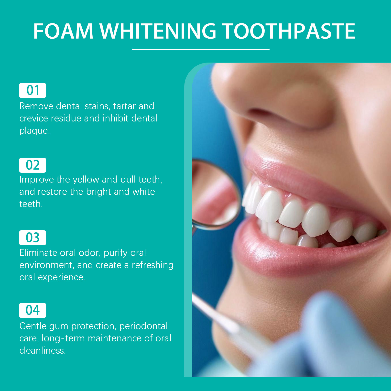 Pianka do wybielania zębów, pa – Teeth Whitening Mousse recenzja i cena