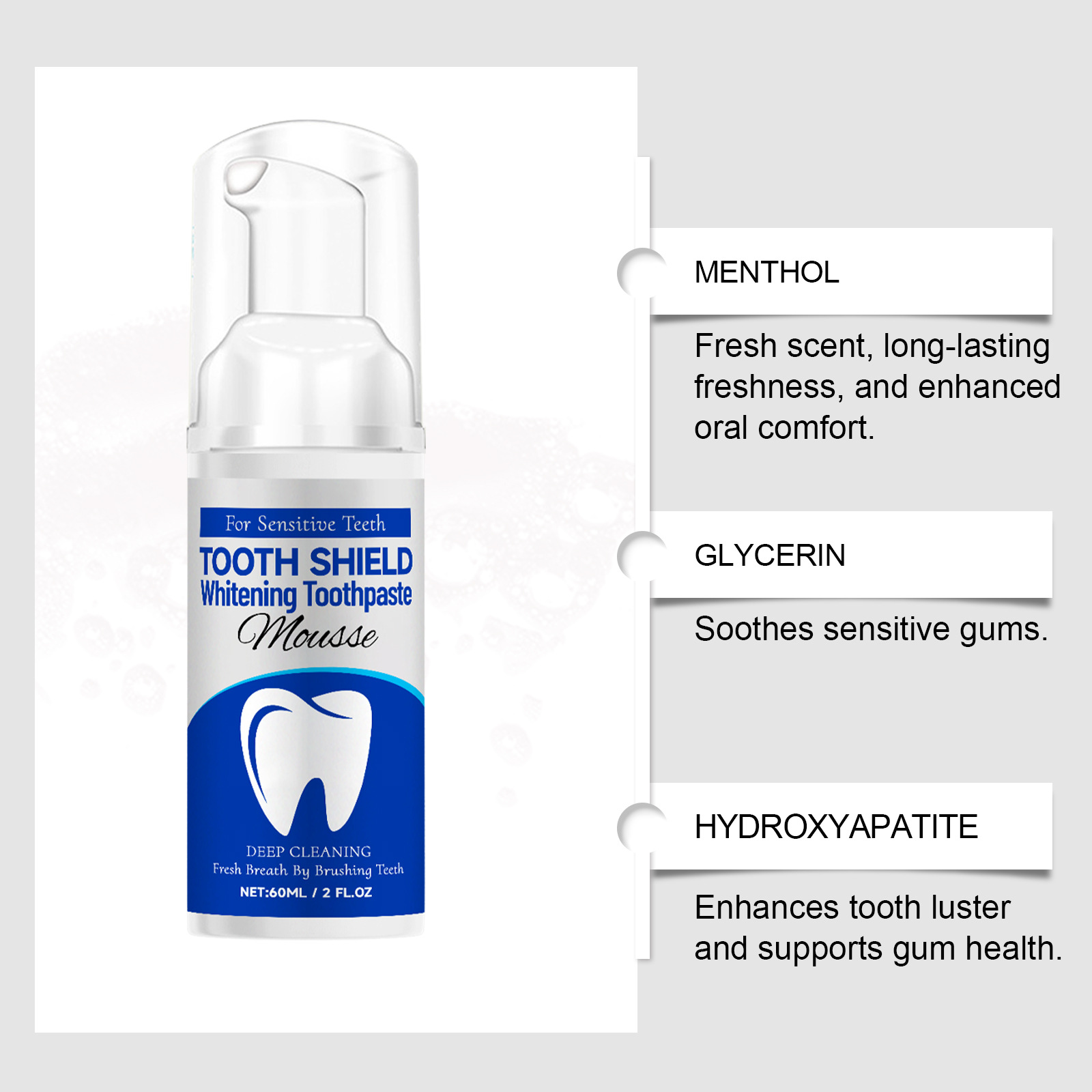 Pasty do zębów z hydroksiapaty – Teeth Whitening Mousse recenzja i cena