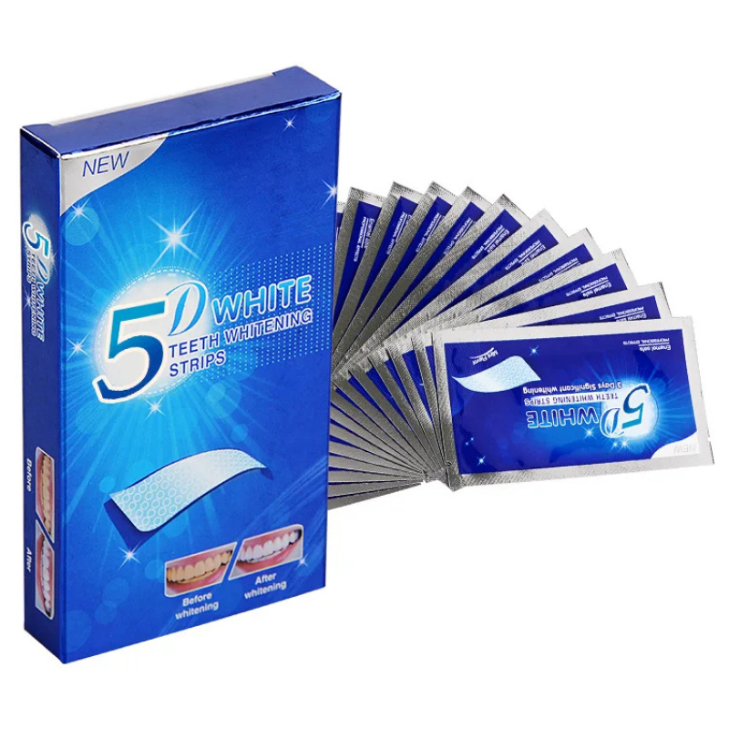 1-12 szt. 5D Naklejki wybielaj – Teeth Whitening From Home recenzja i cena