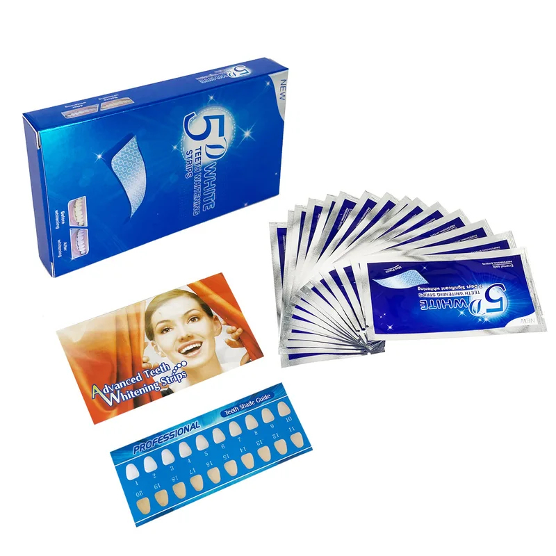 1-12 szt. 5D Naklejki wybielaj – Teeth Whitening From Home recenzja i cena