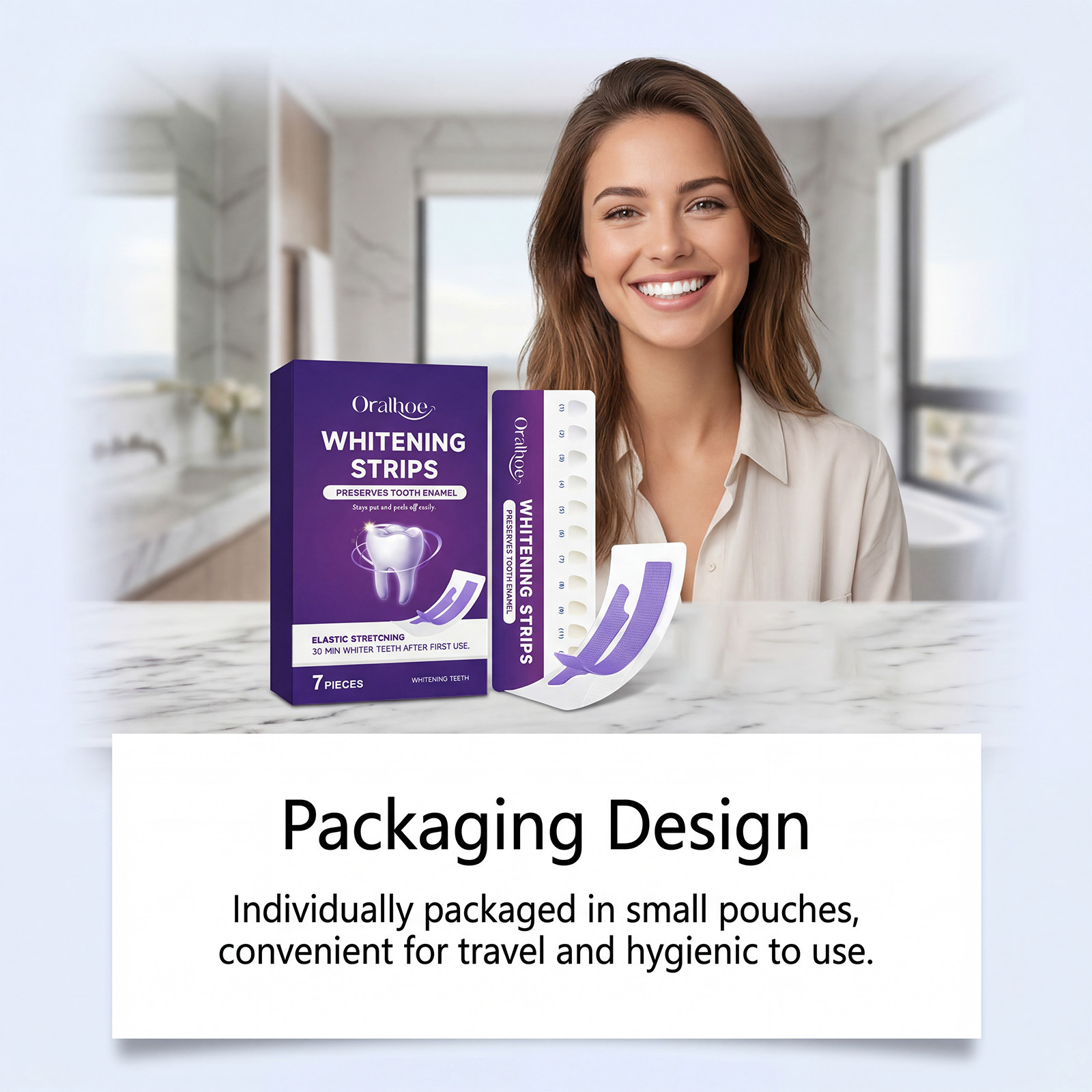 ORALHOE Bezpieczne paski do wy – Teeth Whitening Home Kit recenzja i cena