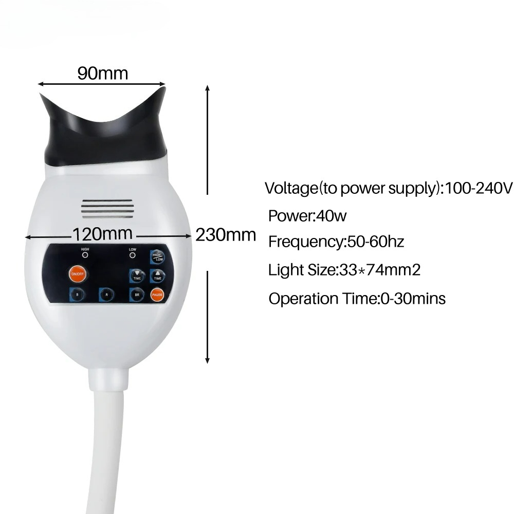 Regulowana lampa LED do wybiel – Teeth Whitening With Led Light recenzja i cena