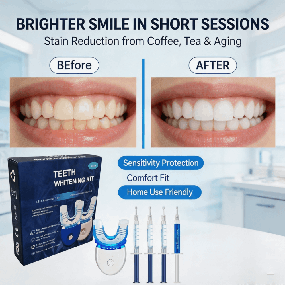 Profesjonalny zestaw do wybiel – Teeth Whitening Kit At Home recenzja i cena