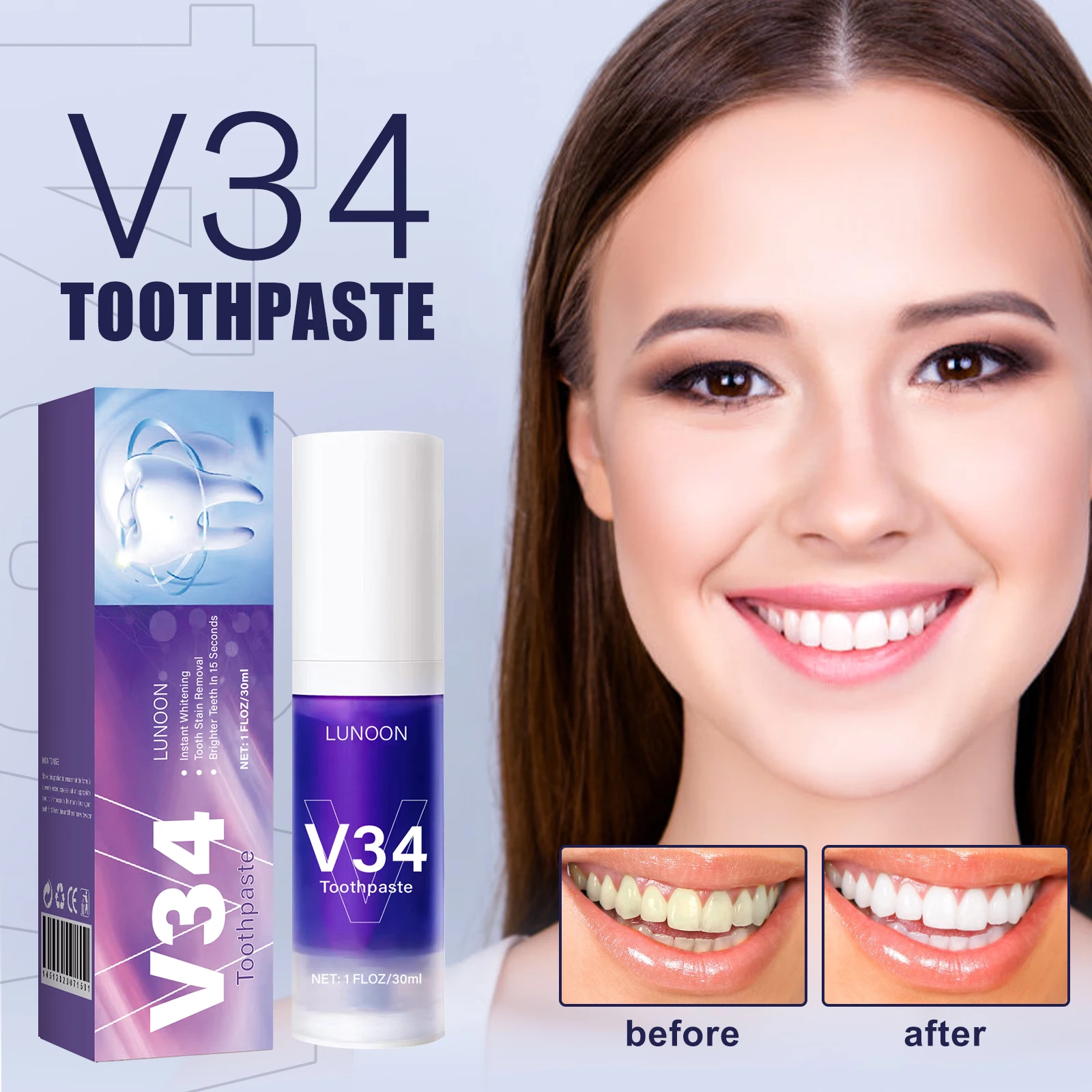 50ml Pianka do zębów Pasta do  – Teeth Whitening Mousse recenzja i cena