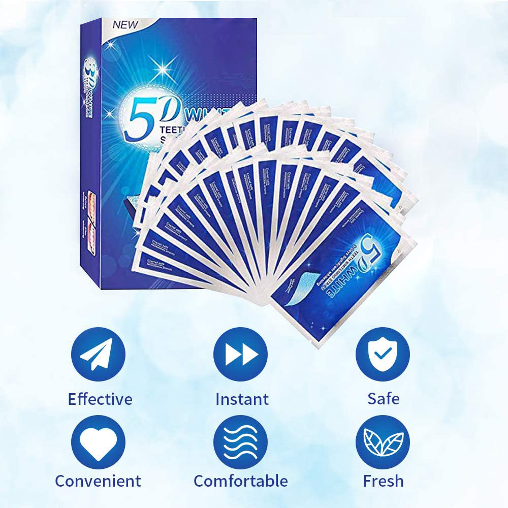 Paski do wybielania zębów 5D,  – Teeth Whitening Home Kit recenzja i cena