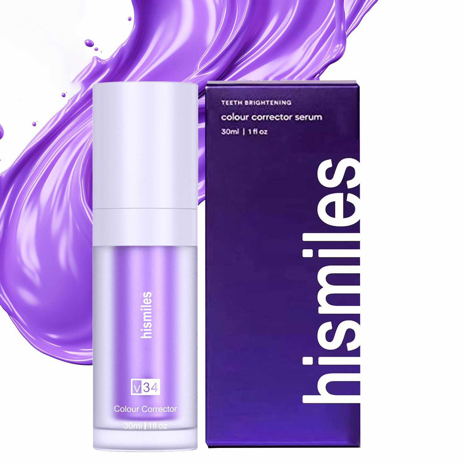 Fioletowa pasta do zębów wybie – Teeth Whitening Mousse recenzja i cena