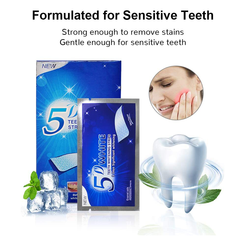Paski do wybielania zębów 5D,  – Teeth Whitening Home Kit recenzja i cena