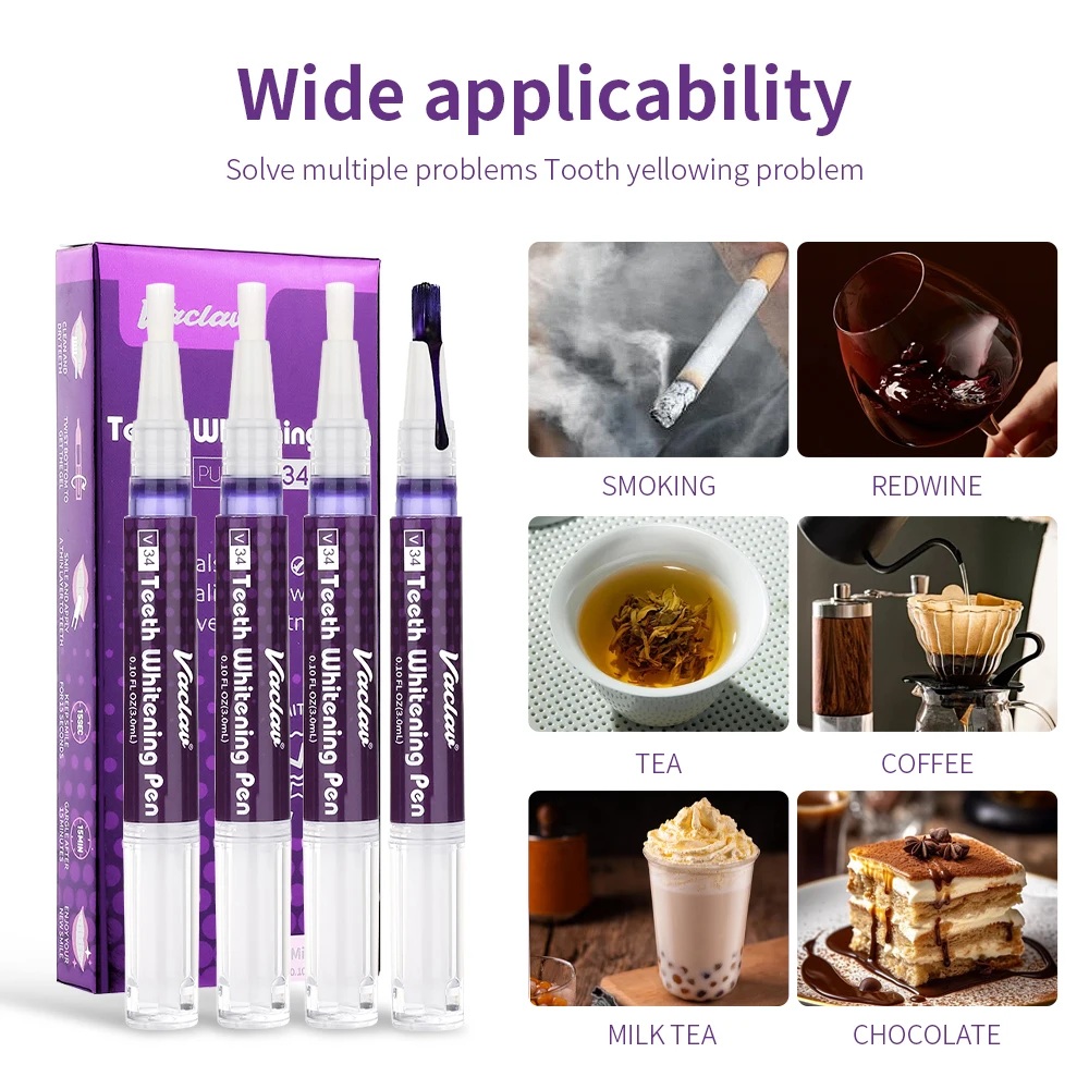 Vaclav V34 – fioletowy żel w p – Teeth Whitening From Home recenzja i cena